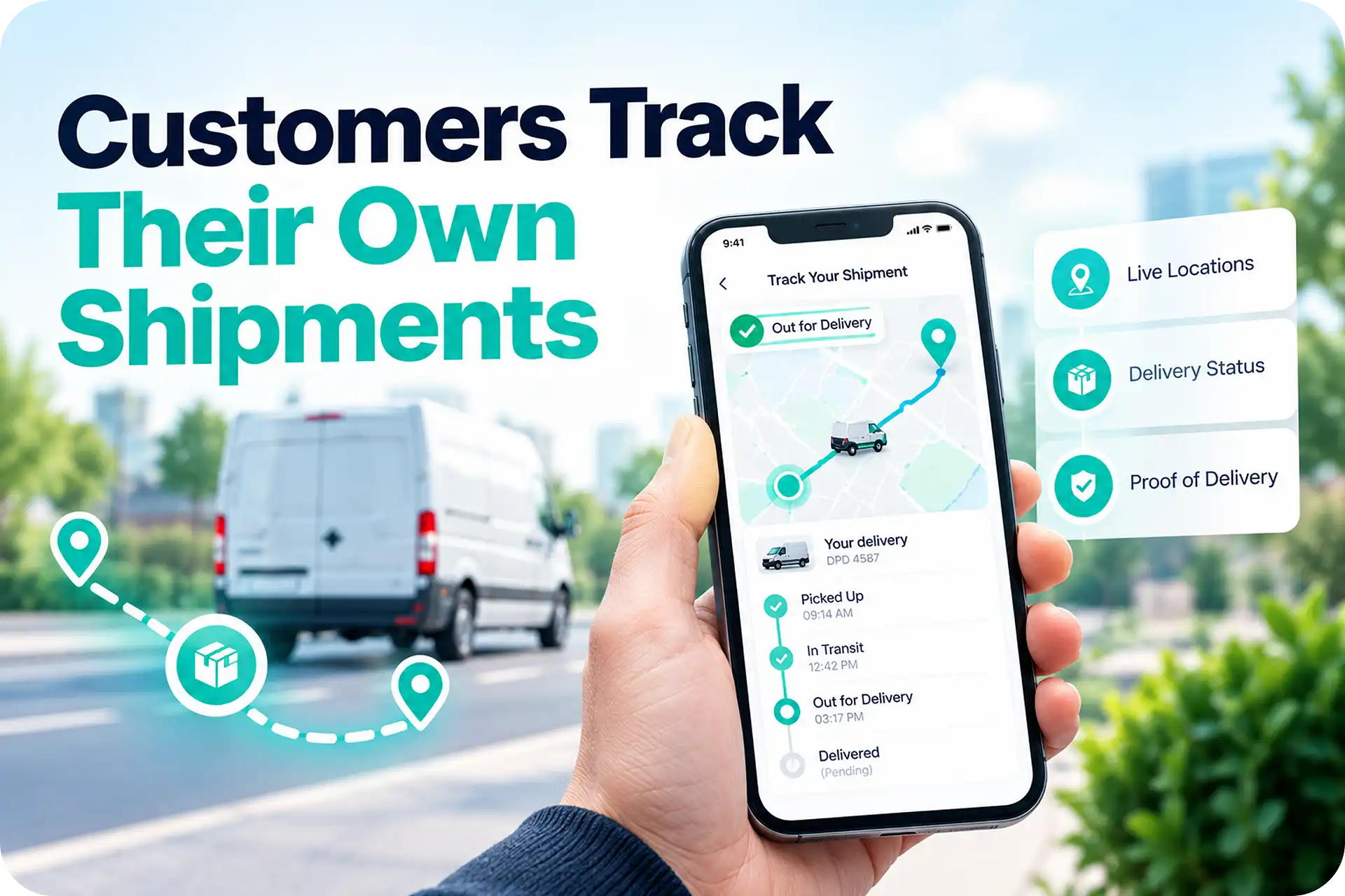 Customers Track Their Own Shipments
